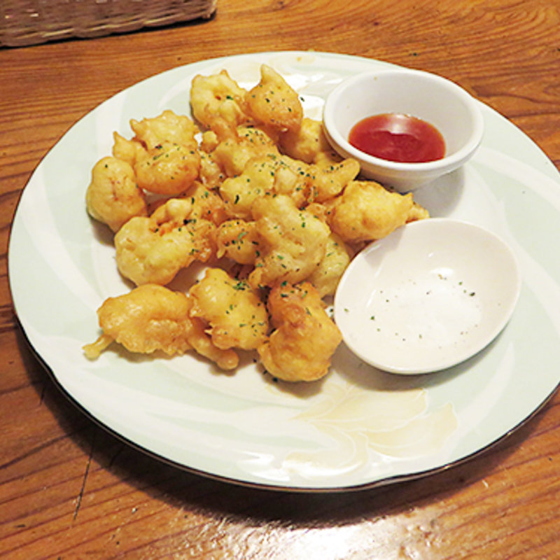 小海老のフリッター(パスタの店アロマ)