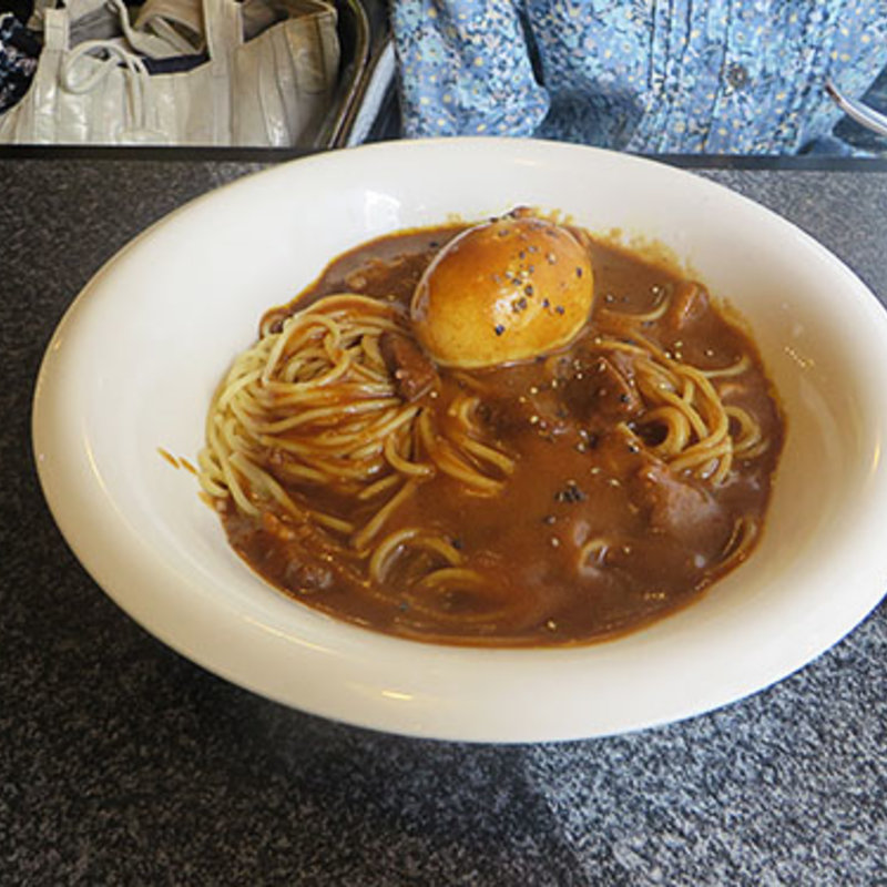 辛口カレーパスタランチ(パスタの店アロマ)