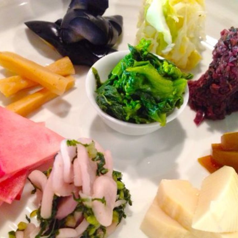 お漬物と鮭の粕漬コース(近為 京都本店 （きんため）)