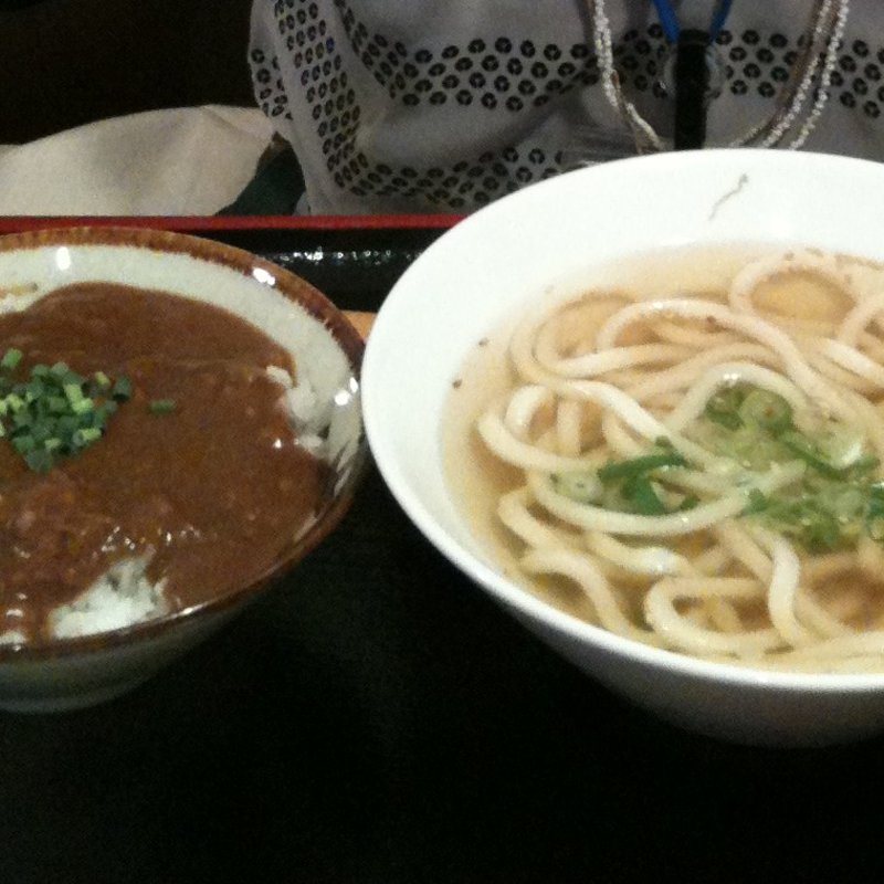 カレー丼＋昆ぶ禅うどん(昆ぶ禅日本橋店)