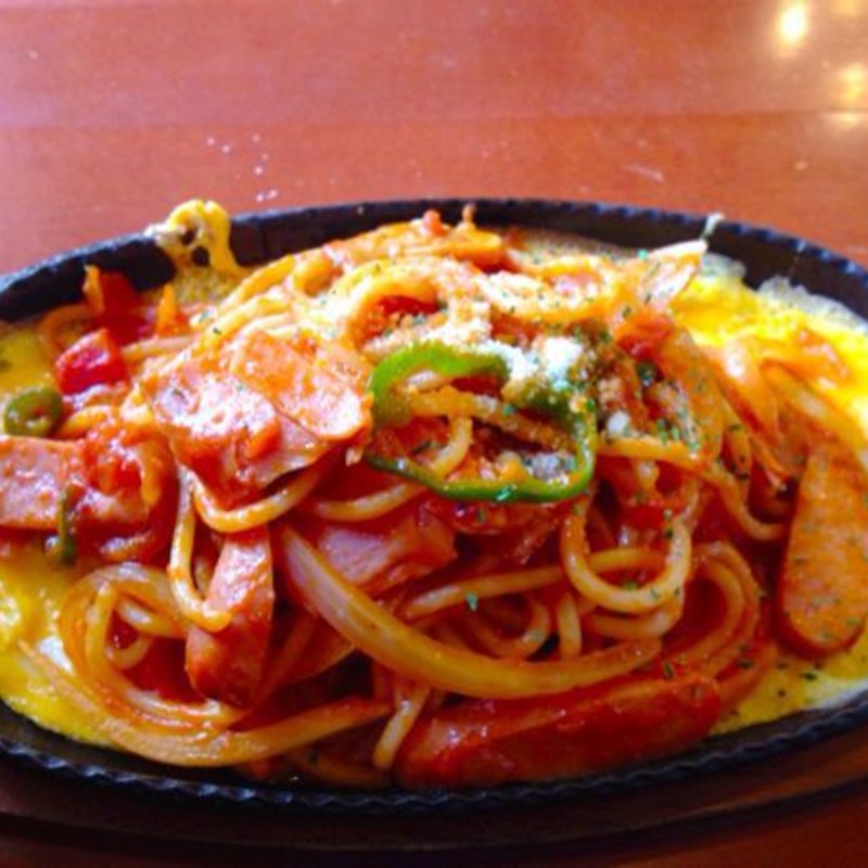 懐かしの鉄板ナポリタンスパゲッティ(ブリオカフェ)