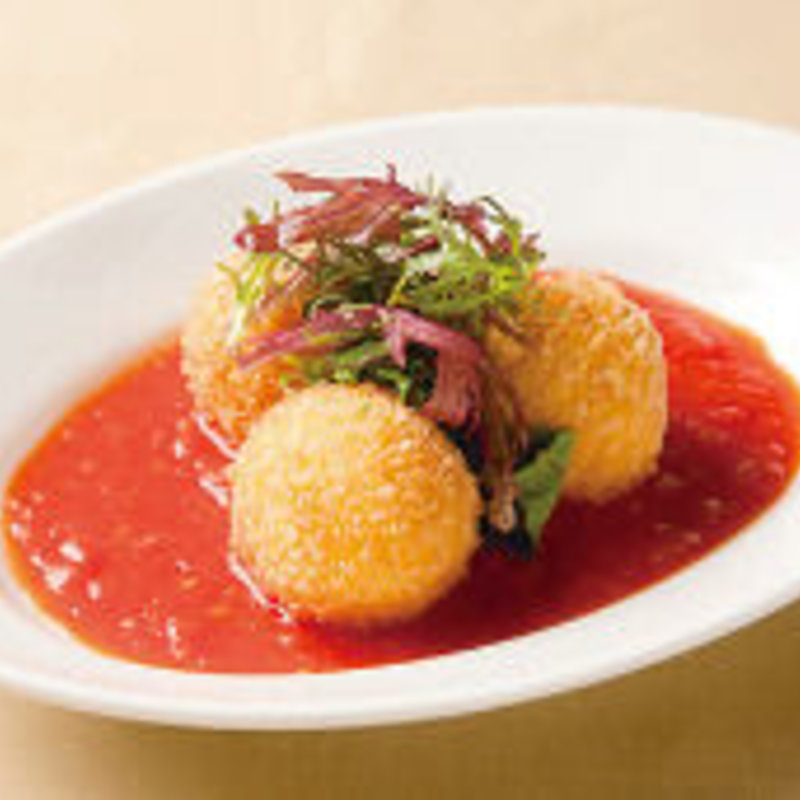 雑穀米と3種チーズのアランチーニョ(ビバナポリ)