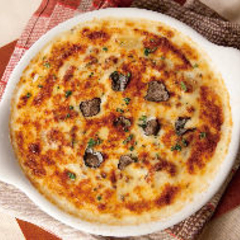 ポテトとマッシュルームと黒トリフのグラタン(ビバナポリ)