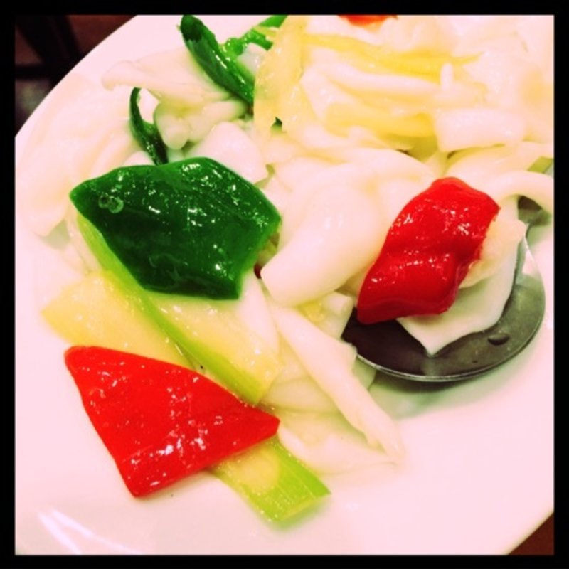 イカと野菜炒め(銀座天龍 （ギンザテンリュウ）)