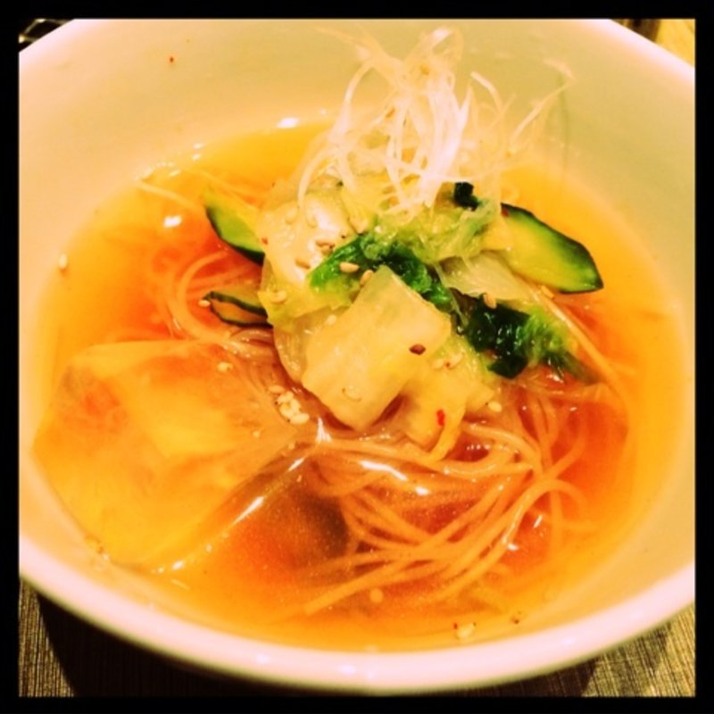 冷麺(焼肉の名門 天壇　銀座店)