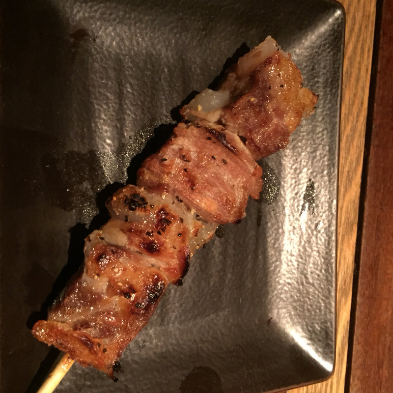 豚なんこつトロリ串 塩(焼とりの八兵衛 六本木店)