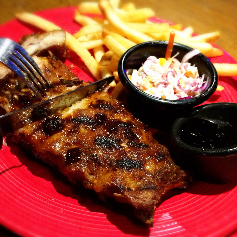 ジャックダニエルズ クレイズド リブ 1/2(T.G.I FRIDAYS 上野中央通り店 （ティージーアイ フライデーズ）)