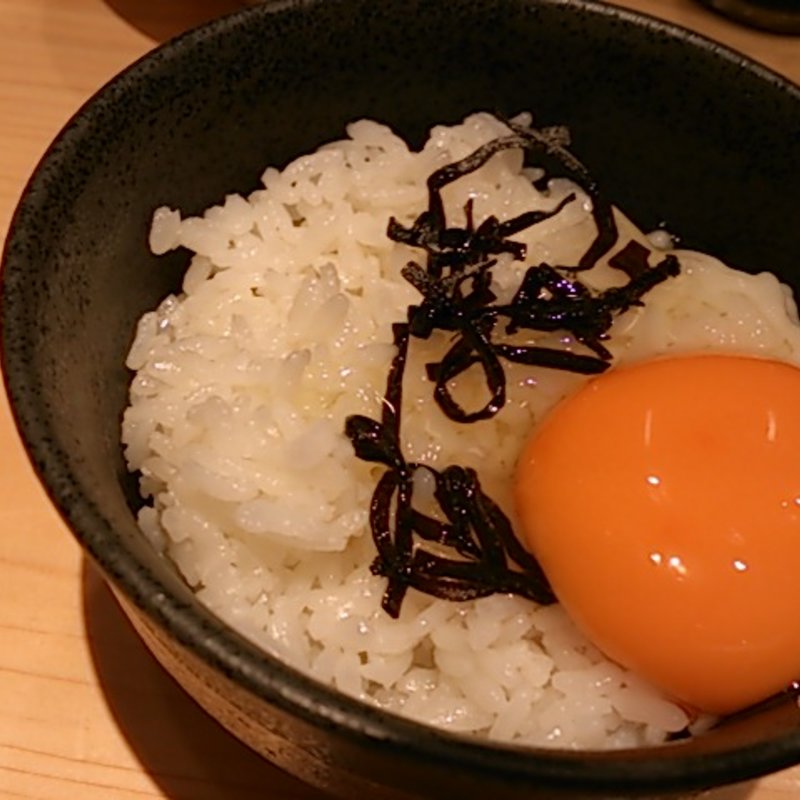 卵かけごはん(ギンザヌードル むぎとオリーブ)