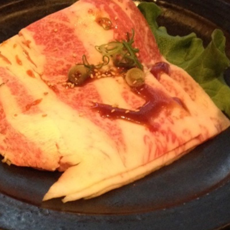 薄切りカルビ(創作焼肉 神戸 牛乃匠)