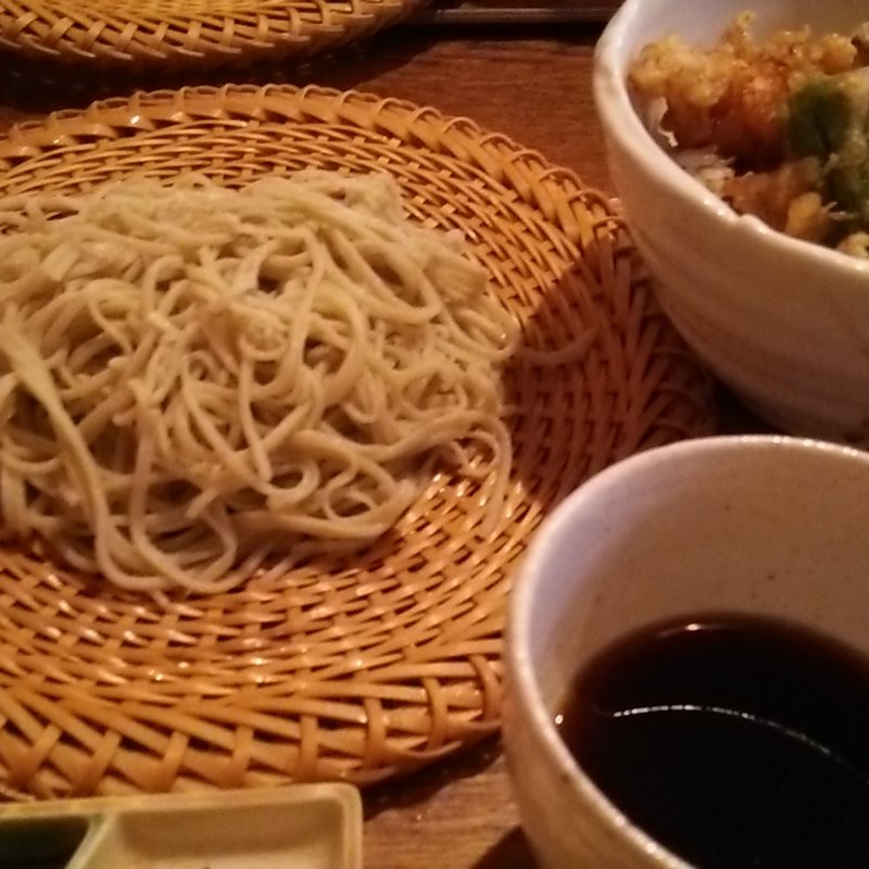 ミニ天丼&せいろそばセット(手打ち蕎麦 又達)
