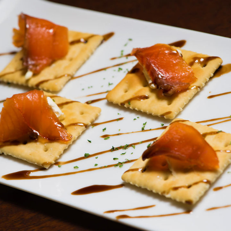 サーモンとクリームチーズのクラッカー(ボイボイ （boiboi）)