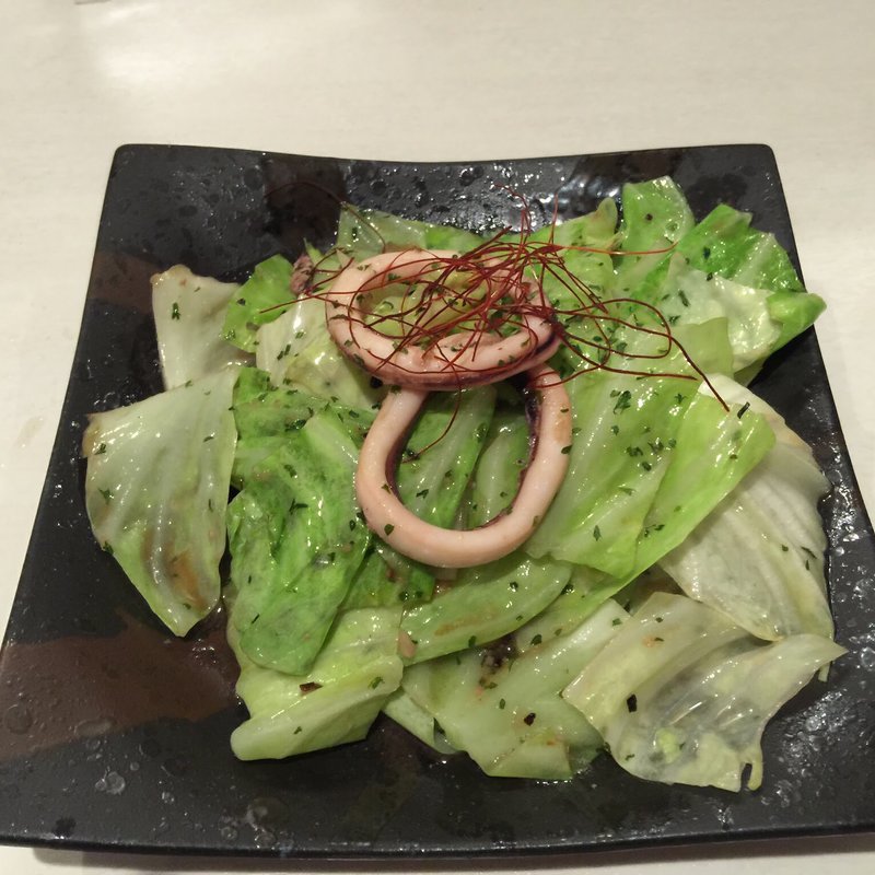 イカとキャベツのアンチョビソテー(ゆずキッチン)