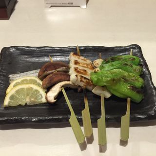 野菜串盛り合わせ(ゆずキッチン)