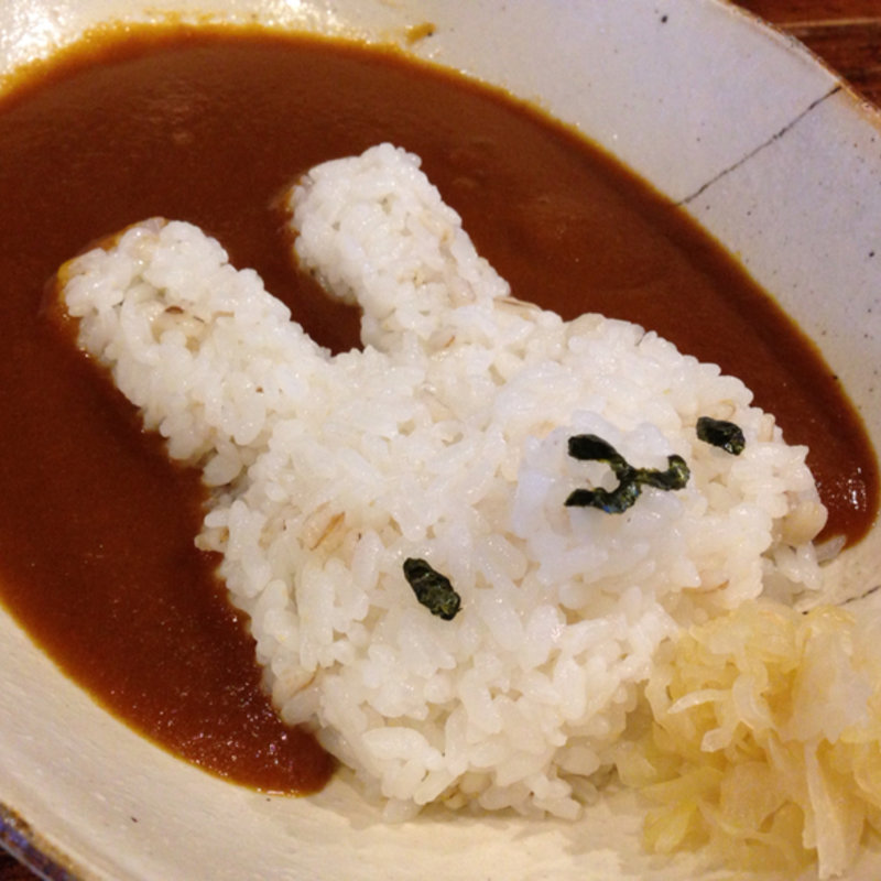 ウサカレーセットドリンク付き(うさぎとぼく)