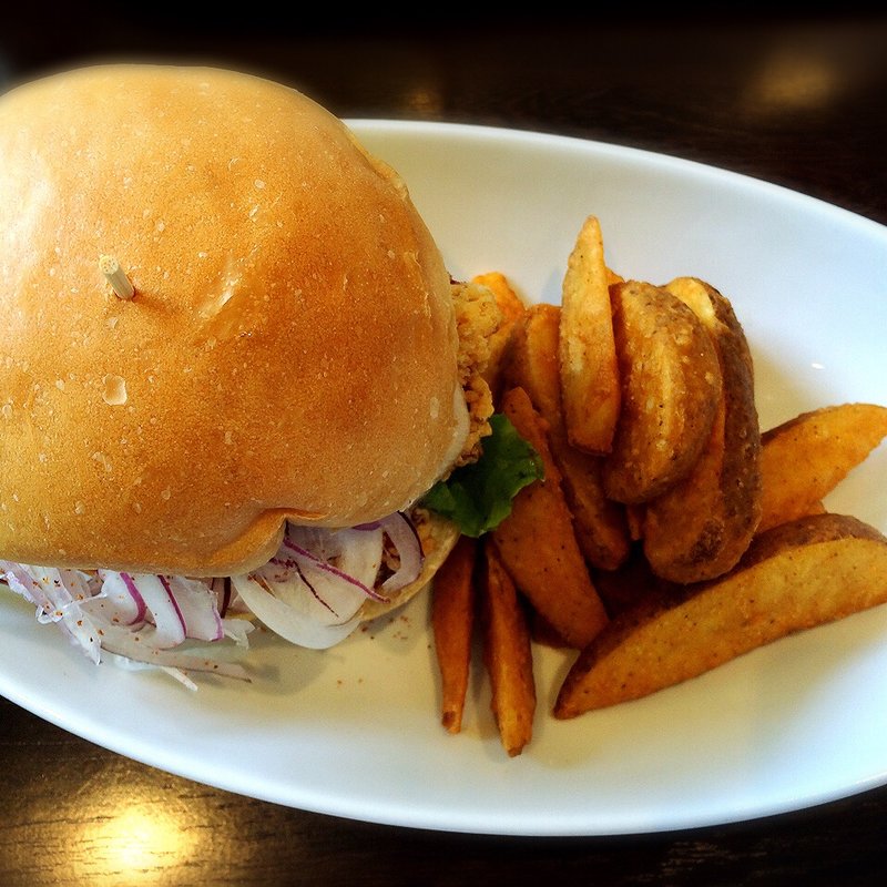 バーガーセット(シーサイドカフェ（リビエラ逗子マリーナ内）)