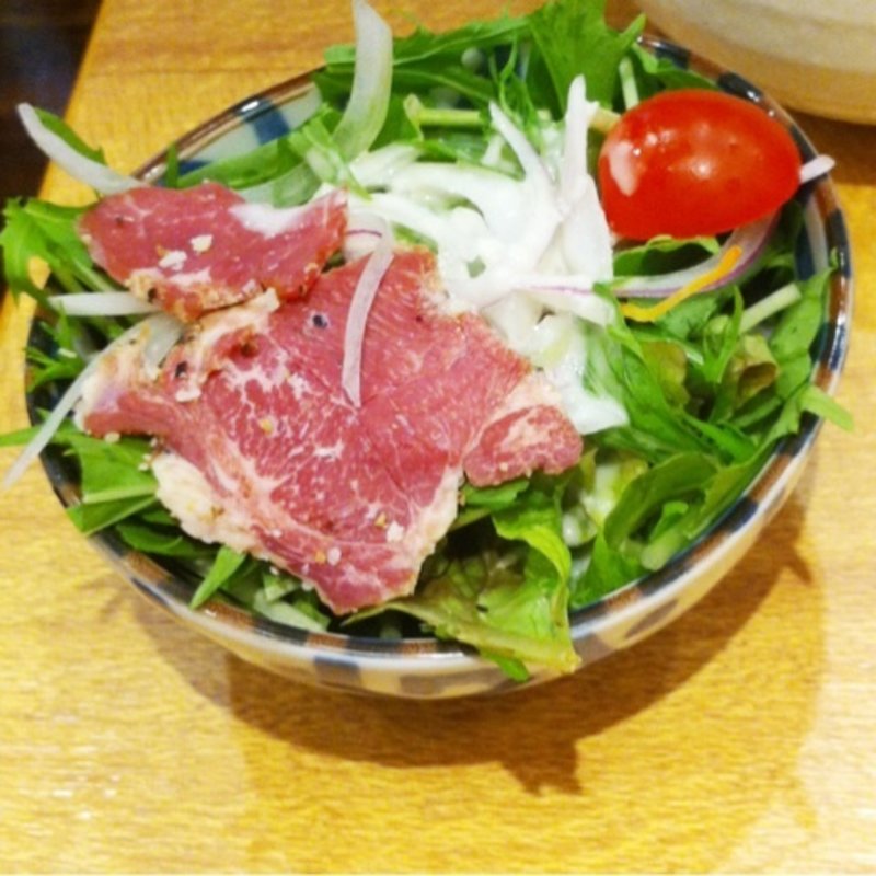 ローストビーフサラダ(牛たん炭焼 利久 渋谷ヒカリエ店)