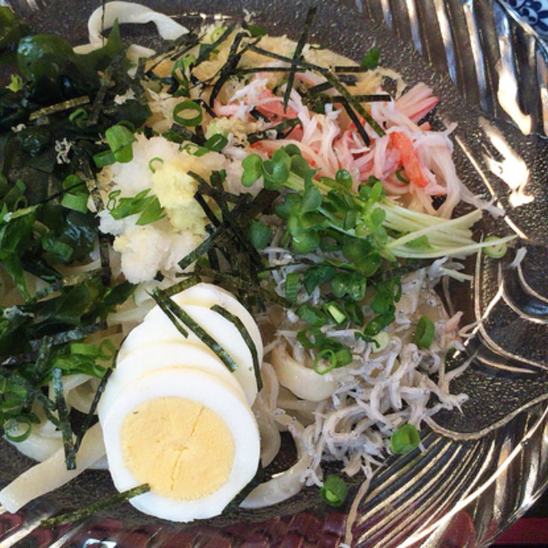 自家製手打ち 冷やし五目うどん(せんりょう)