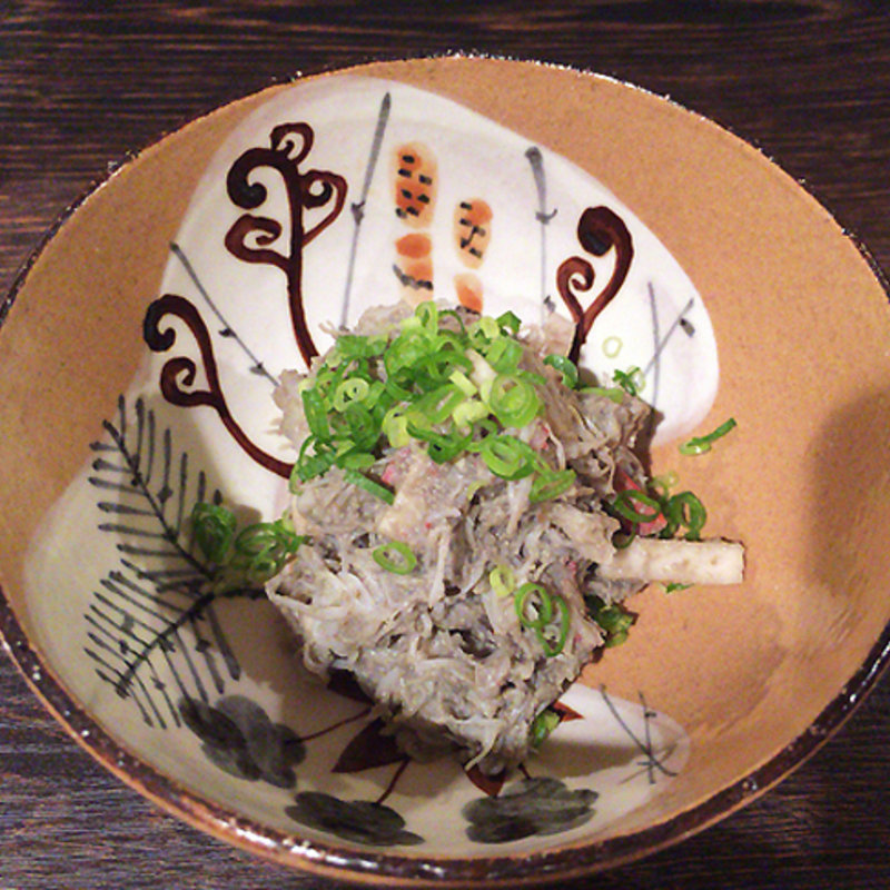 蟹と蕪のかに味噌和え(ぬく)