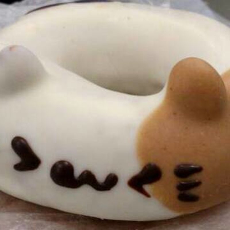 こねこのミケ(イクミママのどうぶつドーナツ)