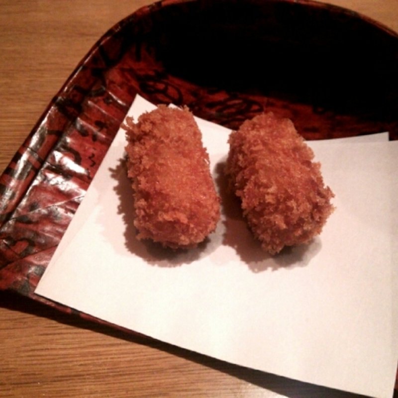 鶏のしんじょ揚げ(鳥つね湯島天神前店)