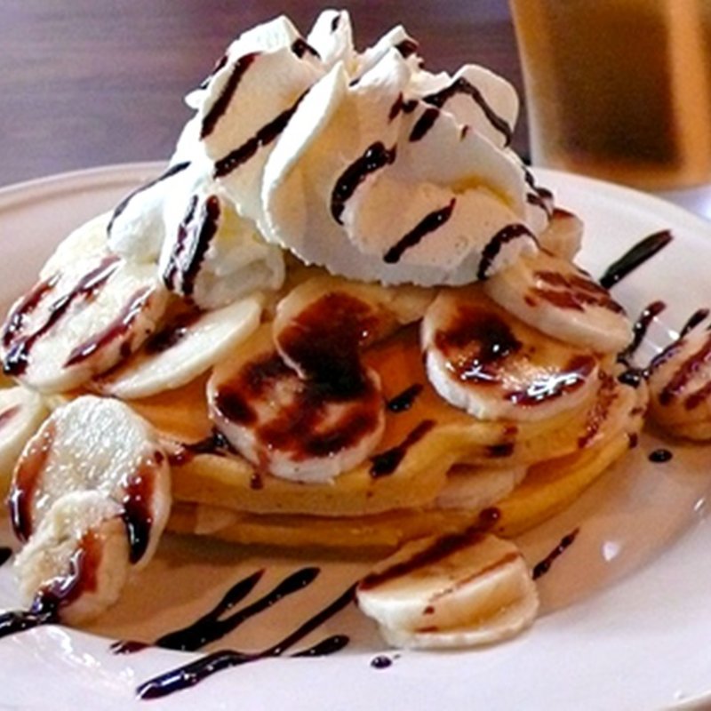 バナナパフェパンケーキ(iriya plus cafe（イリヤプラスカフェ）)