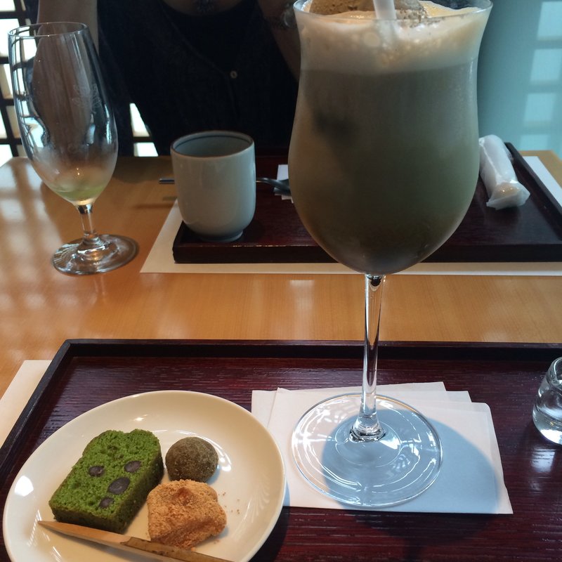 ほうじ茶フロート(福寿園京都本店 京の茶寮 )