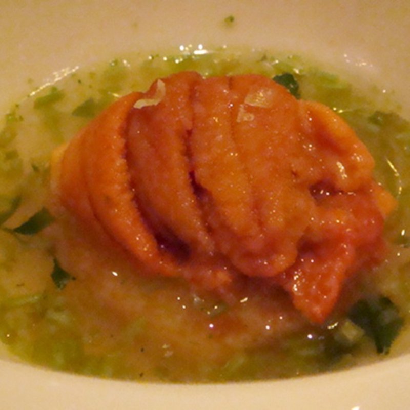 雲丹のアミューズ（ディナーコース）(イル ギオットーネ)