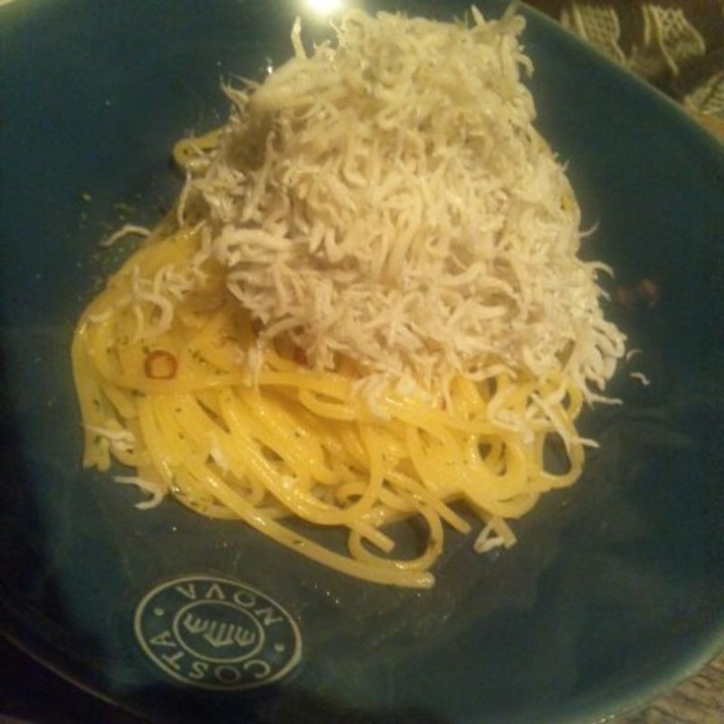 釜揚げしらすのペペロンチーノ(ビオディナミ)