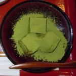 蕨餅 抹茶セット(嵐山さくら餅 稲 （あらしやまさくらもち いね）)