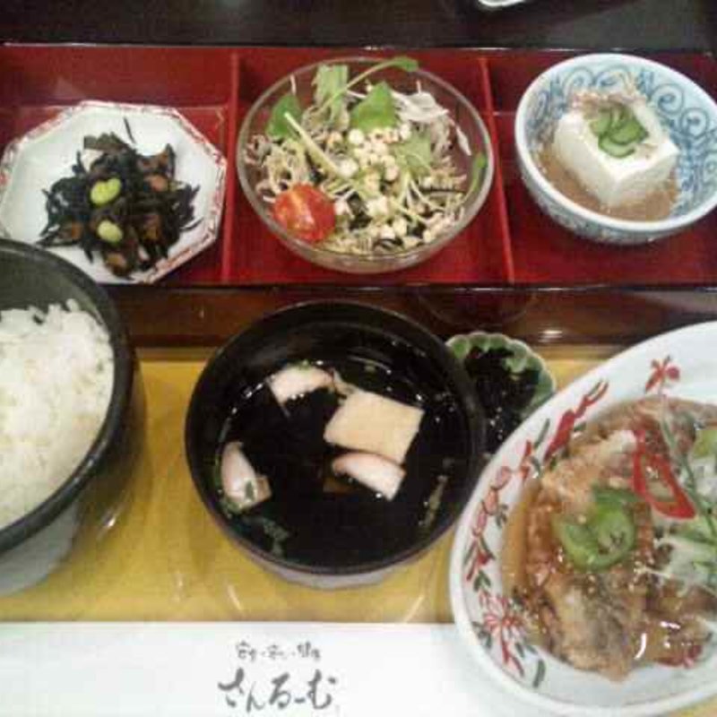 鯵の唐揚げ御膳(さんるーむ 聖蹟桜ヶ丘店)