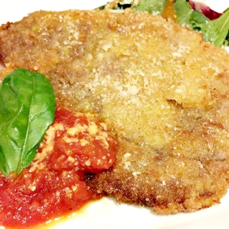 仔牛のミラノ風カツレツ(osteria adagio)