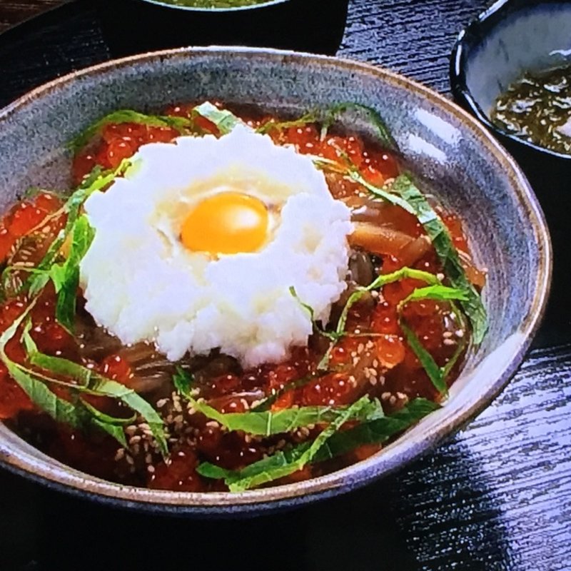 いか漬イクラ丼(はまじま)