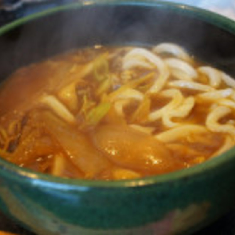 カレーうどん　(つるかめ)