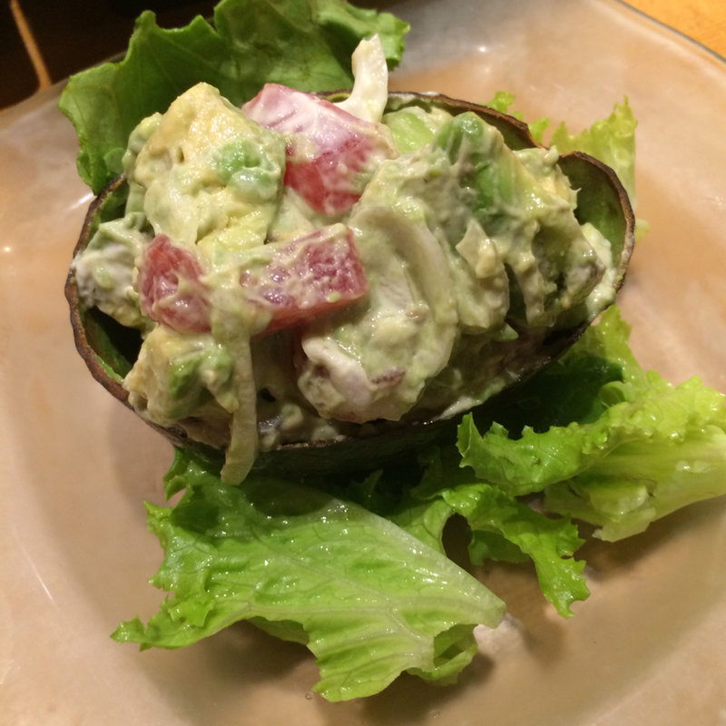 鮪とアボカドのタルタルサラダ(板前 鮨 はなれ-ＨＡＮＡＲＥ- 銀座)