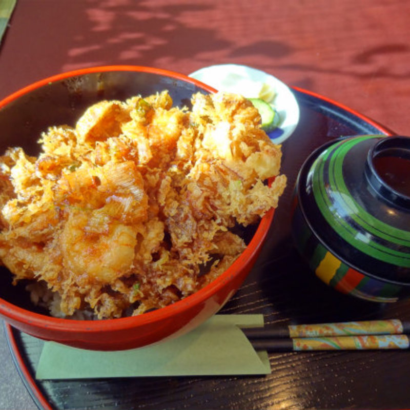 かき揚丼(ゆずや)