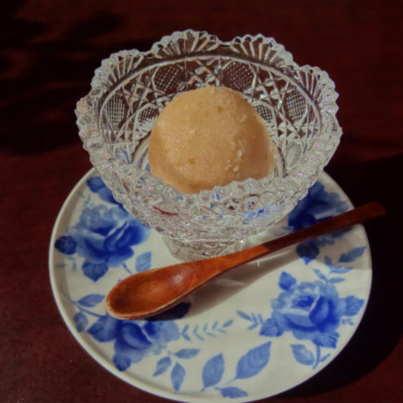 自家製シャーベット(ゆずや)