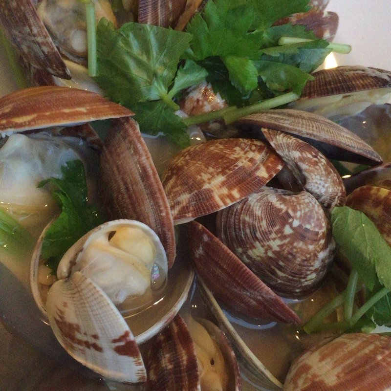 愛知県　アサリ酒蒸し(巌廻)