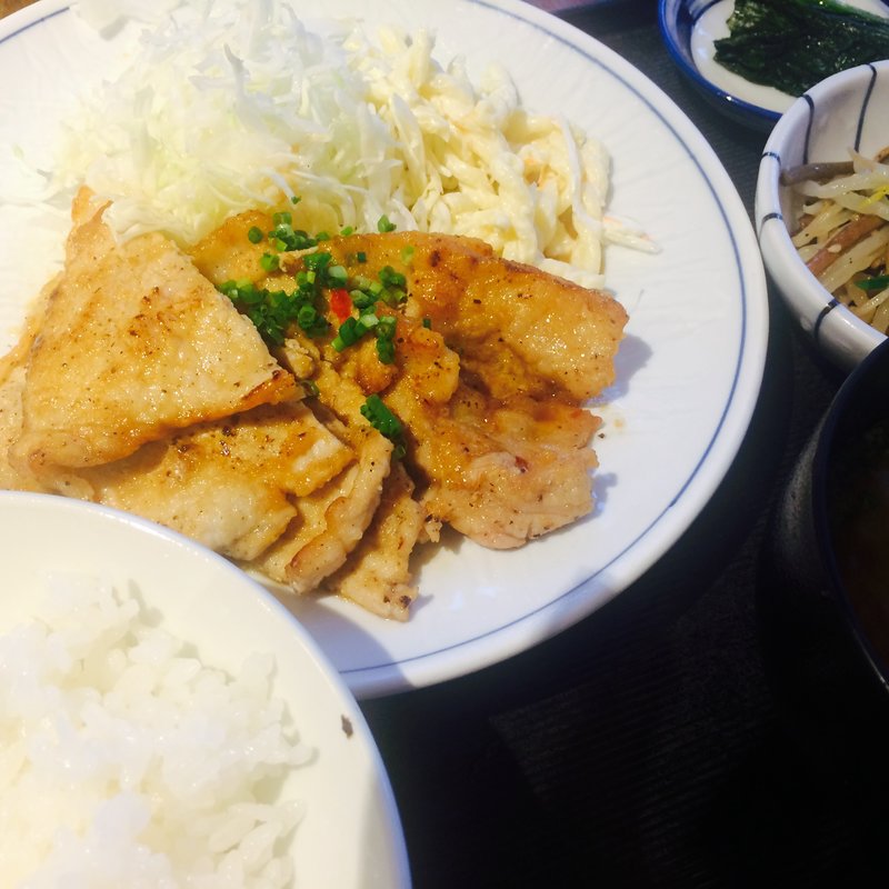 生姜焼定食(ほの字 渋谷店)