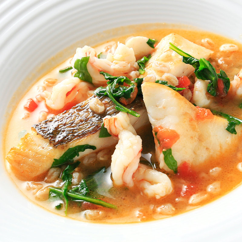 旬の魚のアクアパッツァ(アンティカ オステリア デル ポンテ)