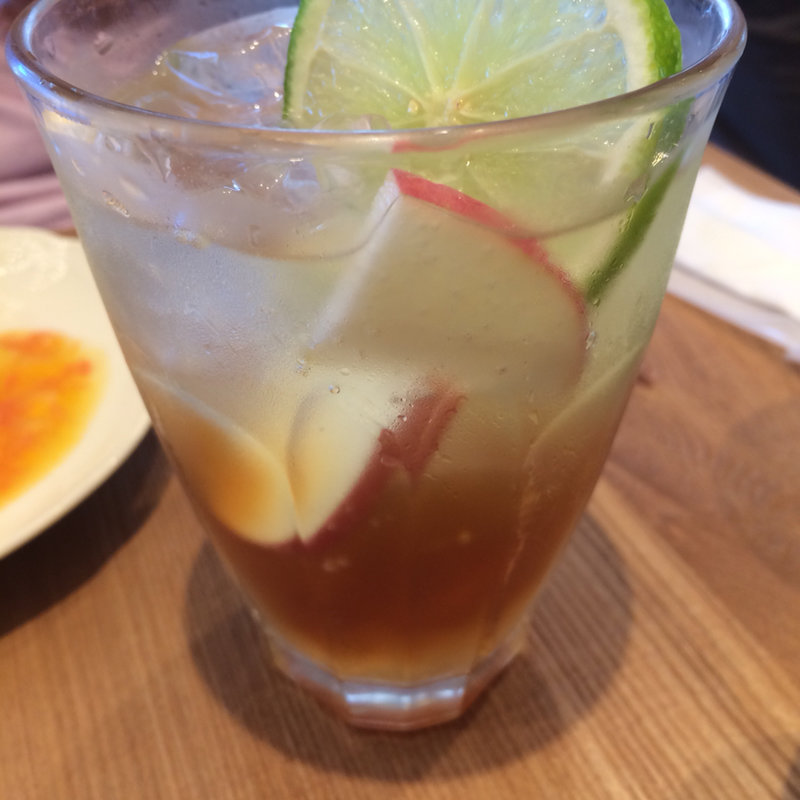 ライムアップルティーソーダ(アフタヌーンティー・ティールーム 川西阪急)