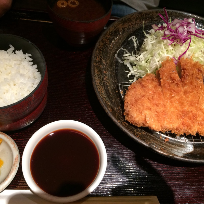 ロースカツランチ(池田屋)