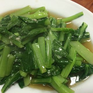 青菜炒め(土鍋大餃子)