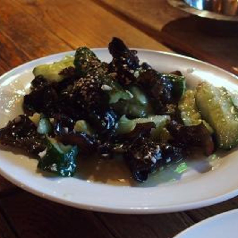 胡瓜とキクラゲの酢の物(インディアンサマー)