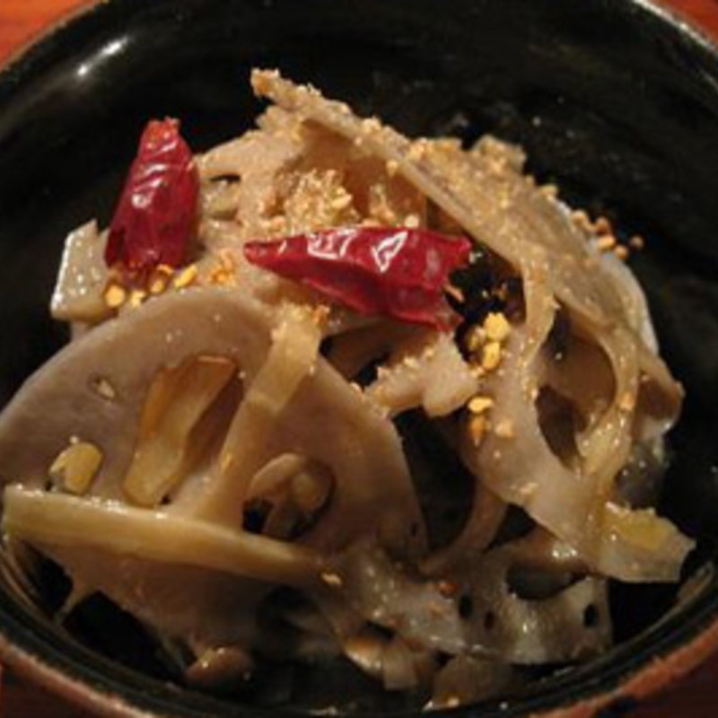 セロリと蓮根のきんぴら(ザルバク)