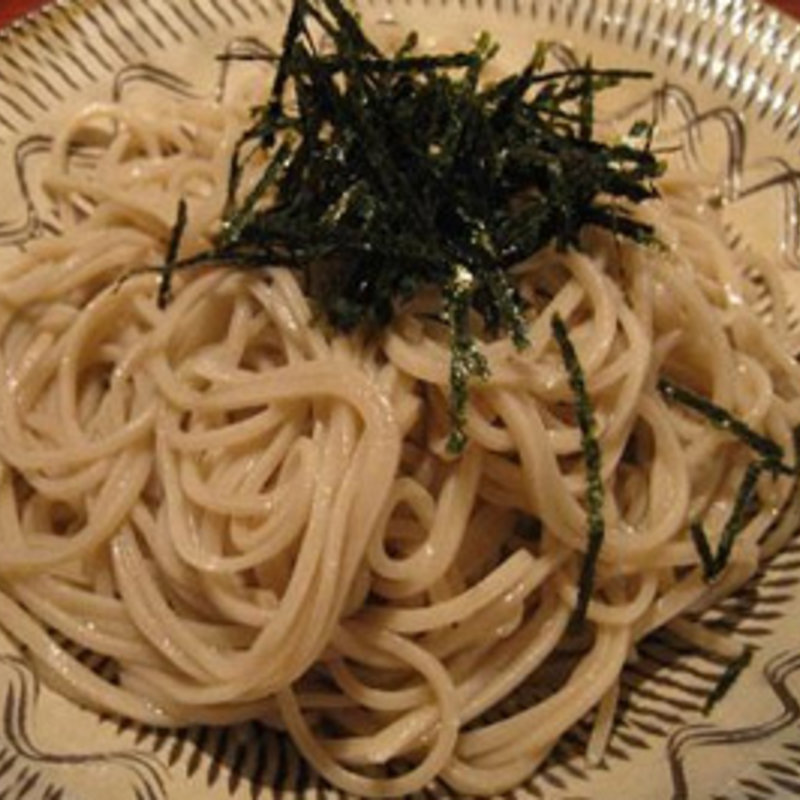 濃厚ごまダレ・,ねぎピリ辛蕎麦(ザルバク)