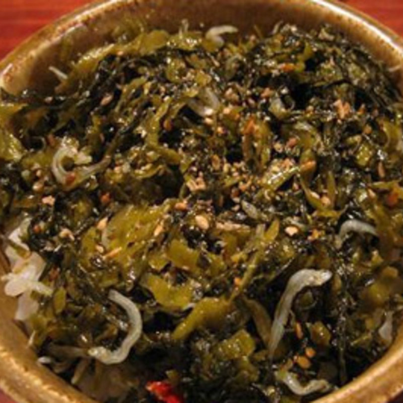 ピリ辛高菜ジャコご飯(ザルバク)