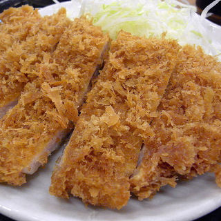 ロースかつ定食(とんかつ まるや 有楽町店)