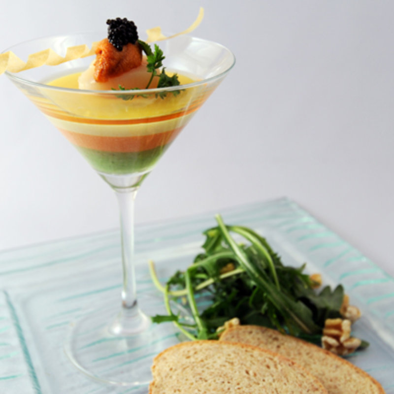 北海道産帆立のハーブクリームソース (シュペッツレ カフェ&ワイン 表参道ヒルズ店 （【旧店名】レーゼン ヴァルト）)