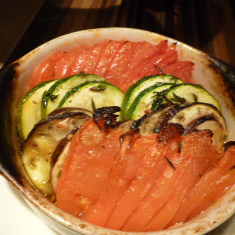 トマトとズッキーニオーブン焼き(ete)