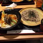 天丼＆蕎麦セット(あじ彩)